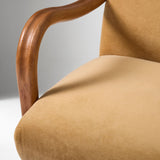Contemporary wooden lounge chair by Sky Rise Decor Furniture