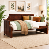 Solid teak wood daybed sofa cum bed