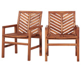 Premium teak wood patio chair set