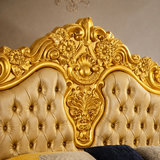 Luxury Royal King Size Bedroom Furniture Set – Bed with Side Tables & Dressing Table