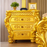 Luxury Antique King Size Bedroom Set – Premium Solid Teak Wood Royal Furniture