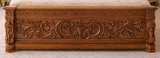 Royal Hand-Carved Solid Wood Bed – Luxury Antique Queen Size Bedroom Furniture