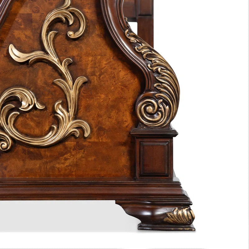 Elegant royal bedroom furniture design