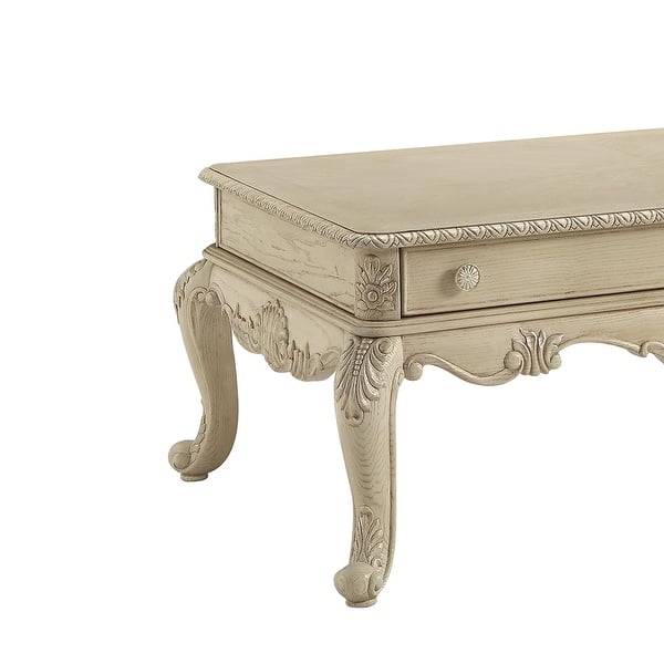Ivory classic living room center table