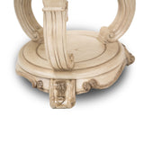 Decorative wooden end table with carved legs