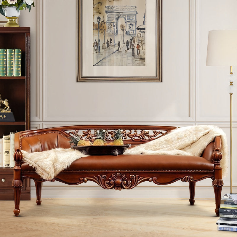 Handcrafted teak wood royal sofa