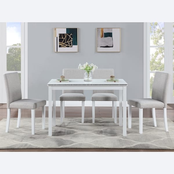 Compact dining set for small spaces
