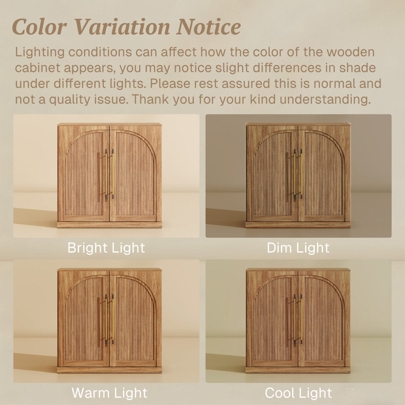 Elegant wooden cabinet for home décor storage
