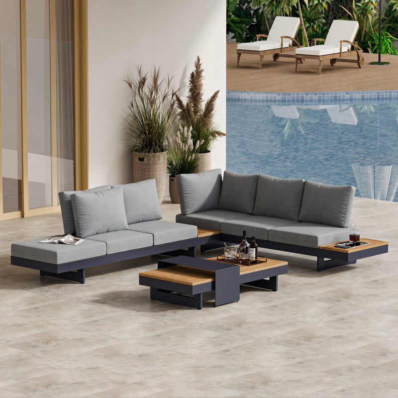 poolside sectional couch modern design