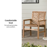 Natural teak outdoor seating furniture
