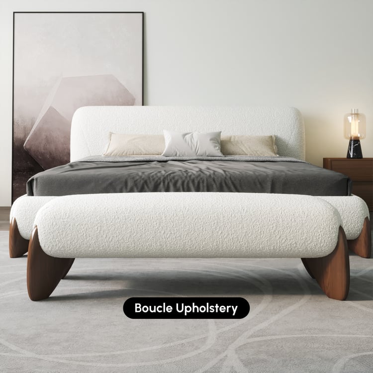 modern upholstered end of bed bench
