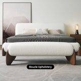 modern upholstered end of bed bench

