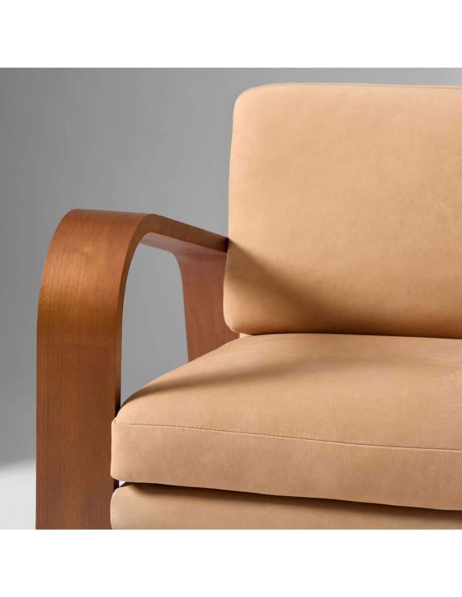 Designer wooden accent chair for living room