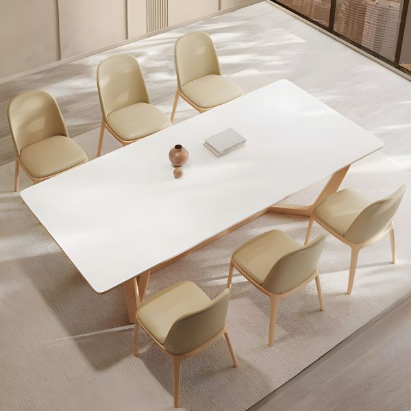 neutral tone dining room furniture set