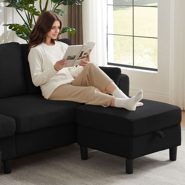 Comfortable teak wood sofa set for lounge area