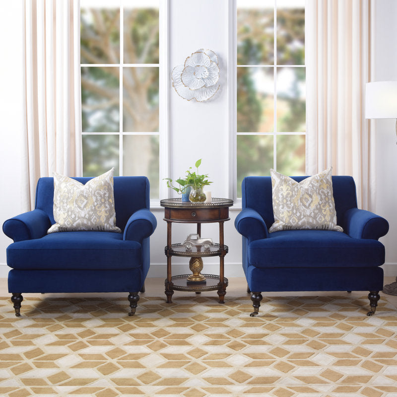 Premium upholstered armchair for living room seating