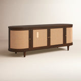 Premium teak wood buffet cabinet for dining room storage