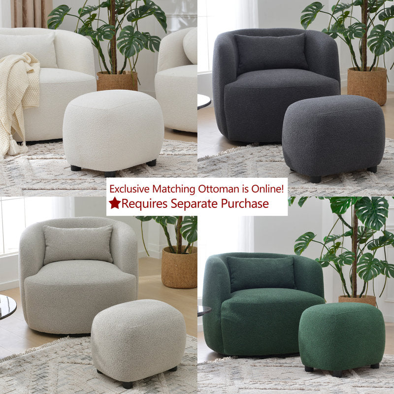Comfortable swivel accent chairs with teak wood frame
Image File Names (10)
