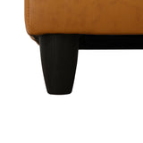 Contemporary L shape sofa with teak wood frame