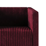 burgundy velvet sofa for living room