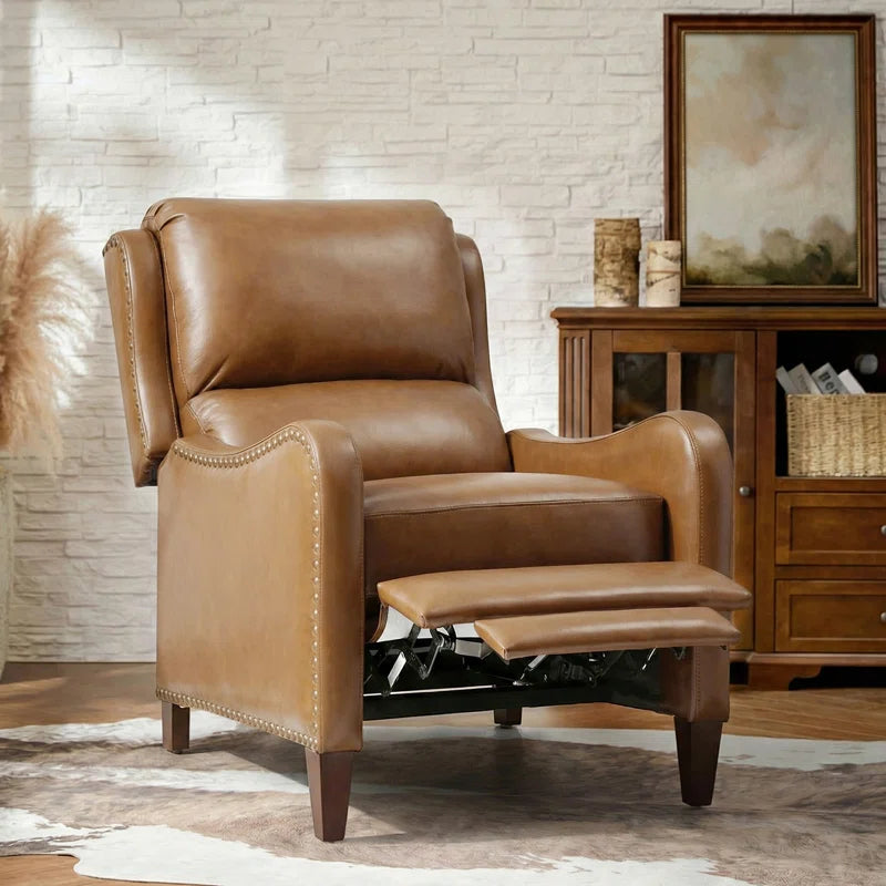 luxury push back recliner armchair