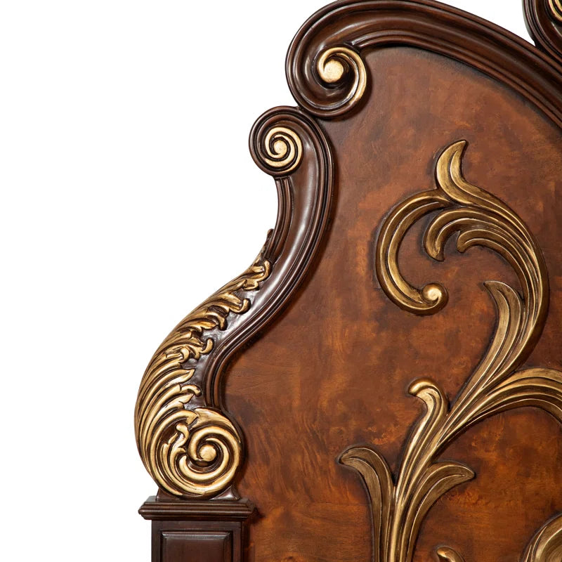 Classic carved designer bed for luxury bedrooms