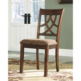 Classic lattice back dining chair set for home
