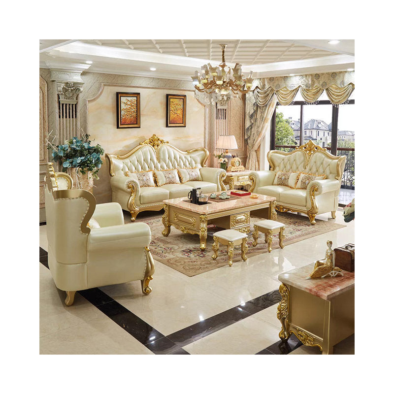 Elegant Upholstered Royal Sofa Chair