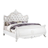 Premium solid teak wood luxury bedroom bed