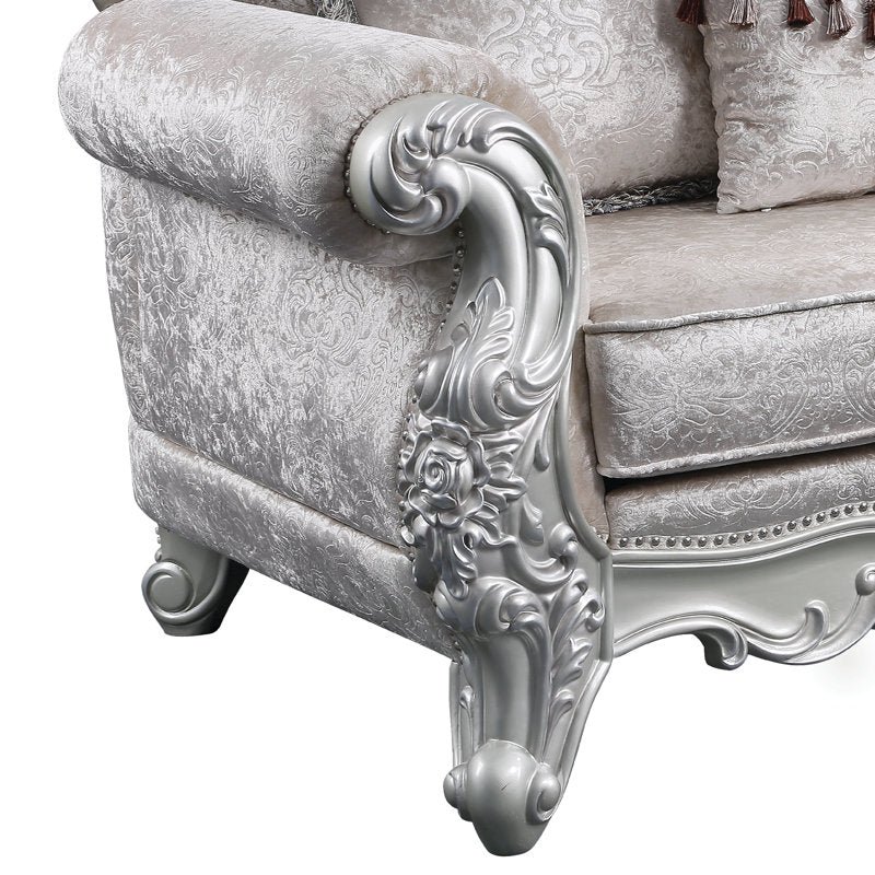 Premium Victorian style teak wood living room furniture