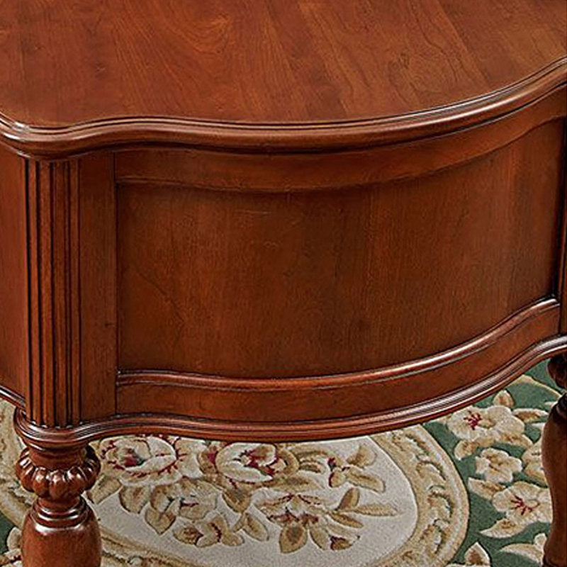 Classic teak office desk for professional workspace