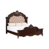 Classic antique style wooden bed frame