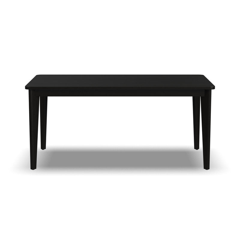 Luxury six-seater dining table set with cane back chairs
