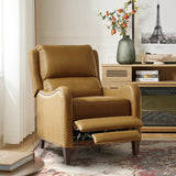 modern tan recliner chair for living room