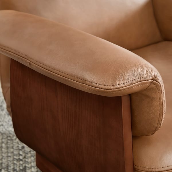 Contemporary leatherette lounge chair set