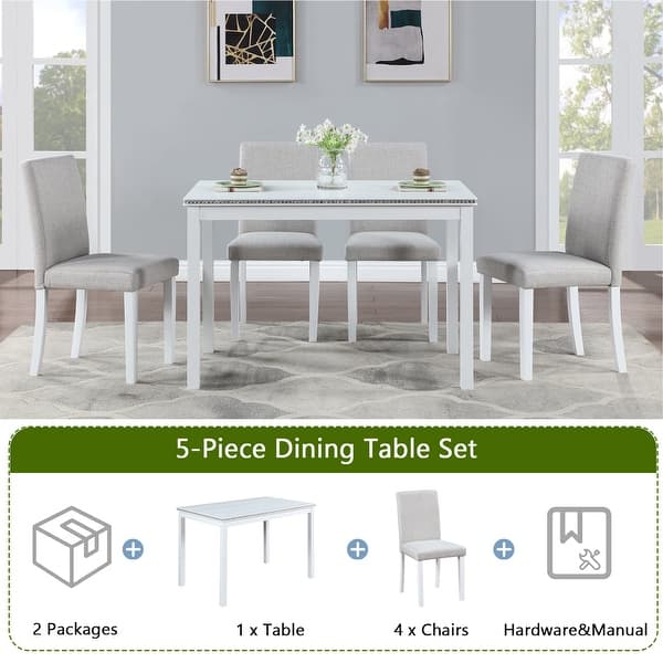 Apartment size dining table set