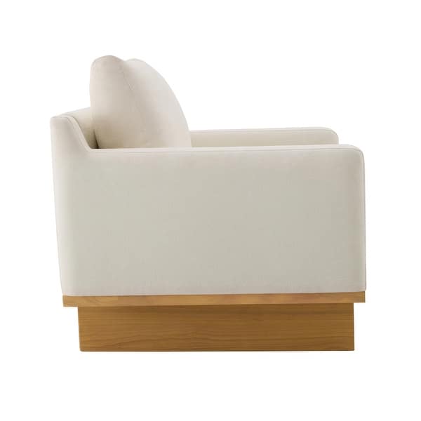 Handcrafted teak wood armchair