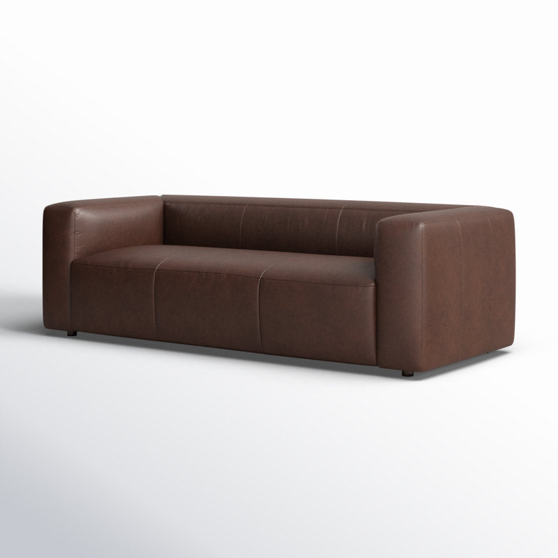 Minimalist 3 seater wooden sofa design