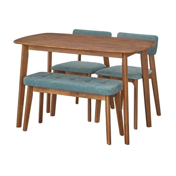 Scandinavian style dining furniture with soft seating