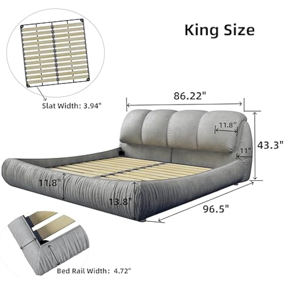 designer low height platform bed