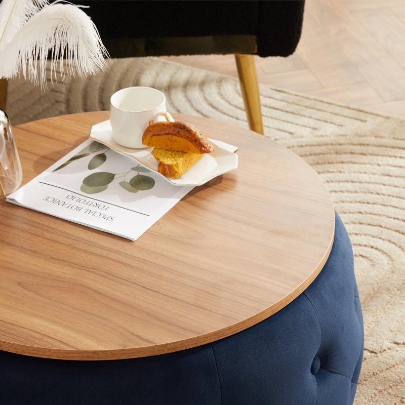 Modern living room ottoman coffee table by Sky Rise Decor