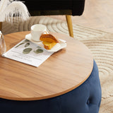 Modern living room ottoman coffee table by Sky Rise Decor