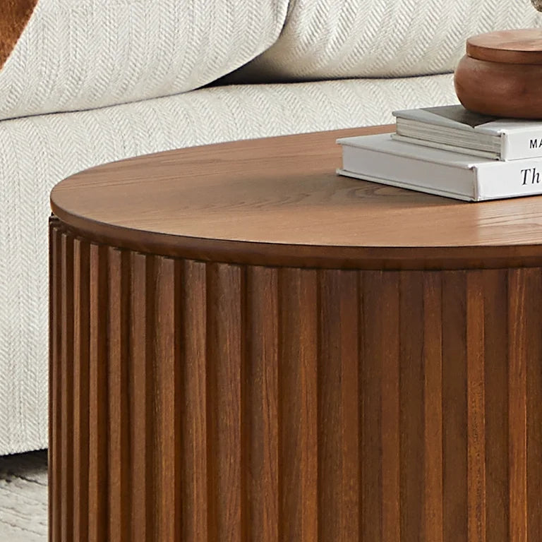 Contemporary oval coffee table for modern living room
