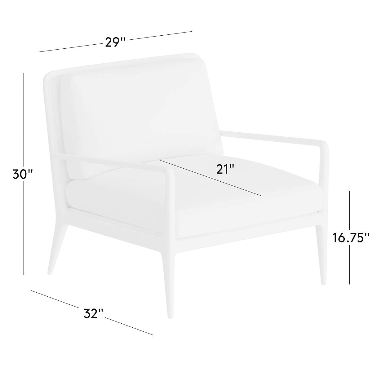 Solid teak wood accent chair for living room