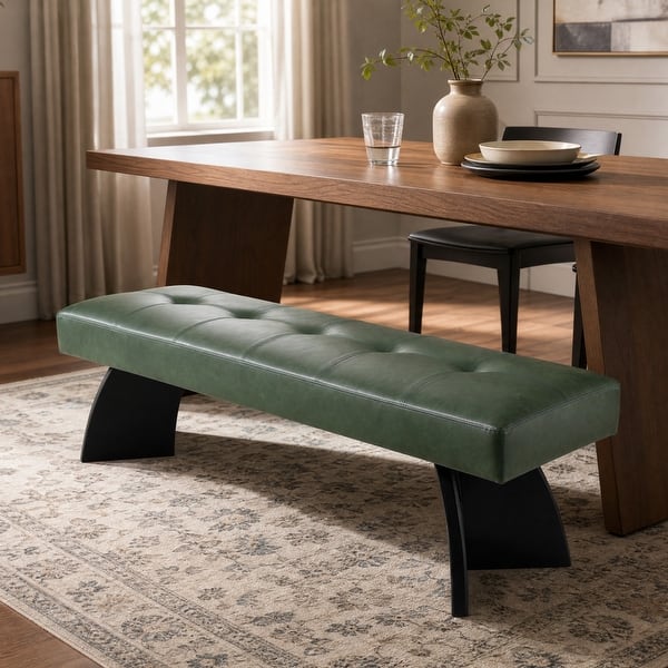 Modern teak wood dining bench for dining room