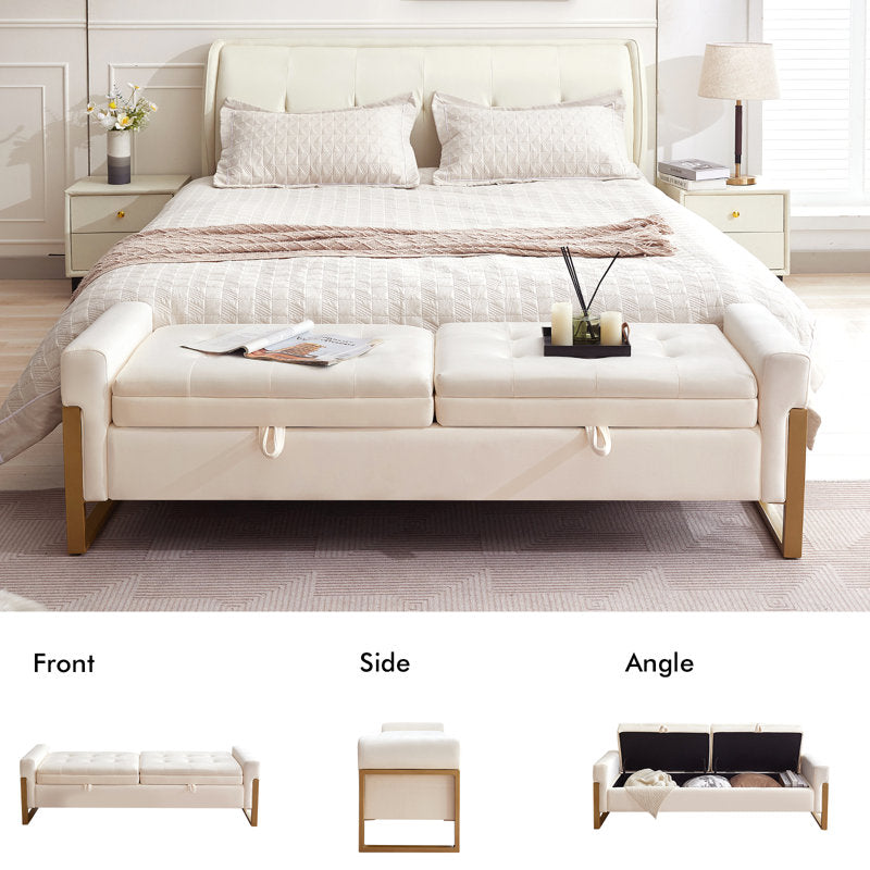 wooden bench for living room seating