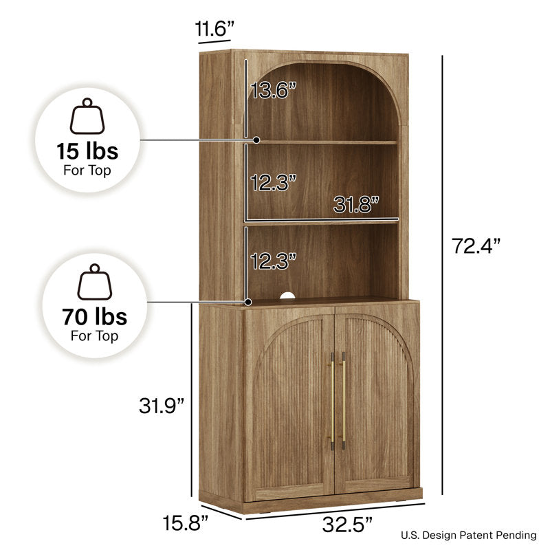 Modern living room teak wood furniture cabinet