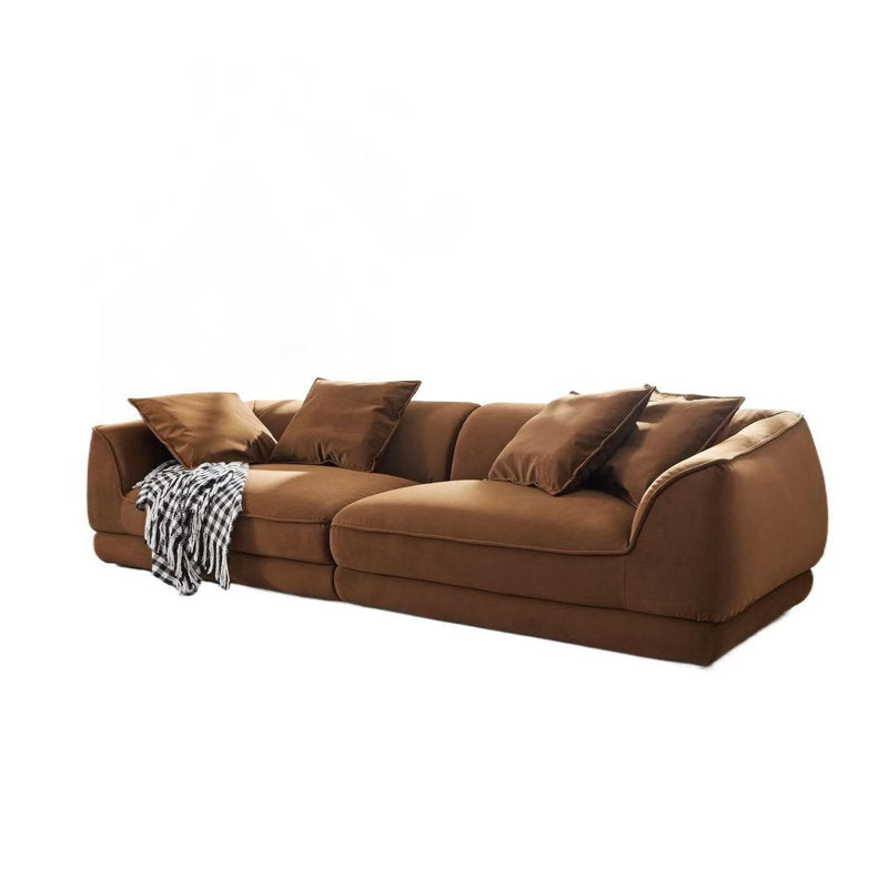 Handcrafted teak wood designer sofa