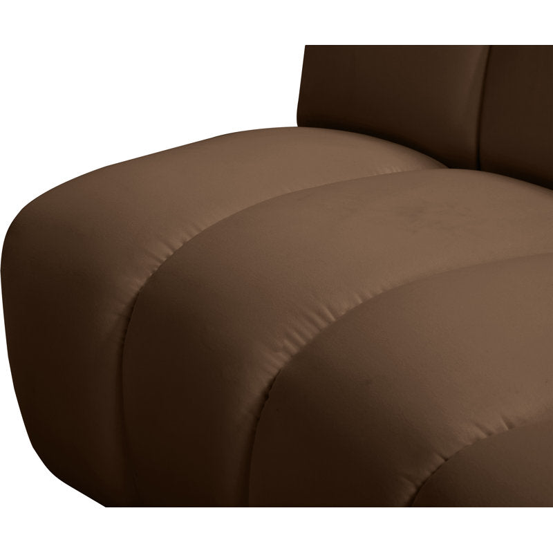 Large teak wood sectional sofa for contemporary homes