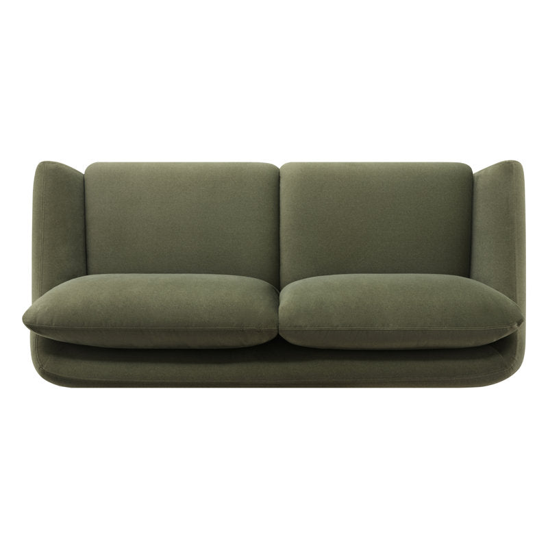 Contemporary living room sofa made from solid teak wood